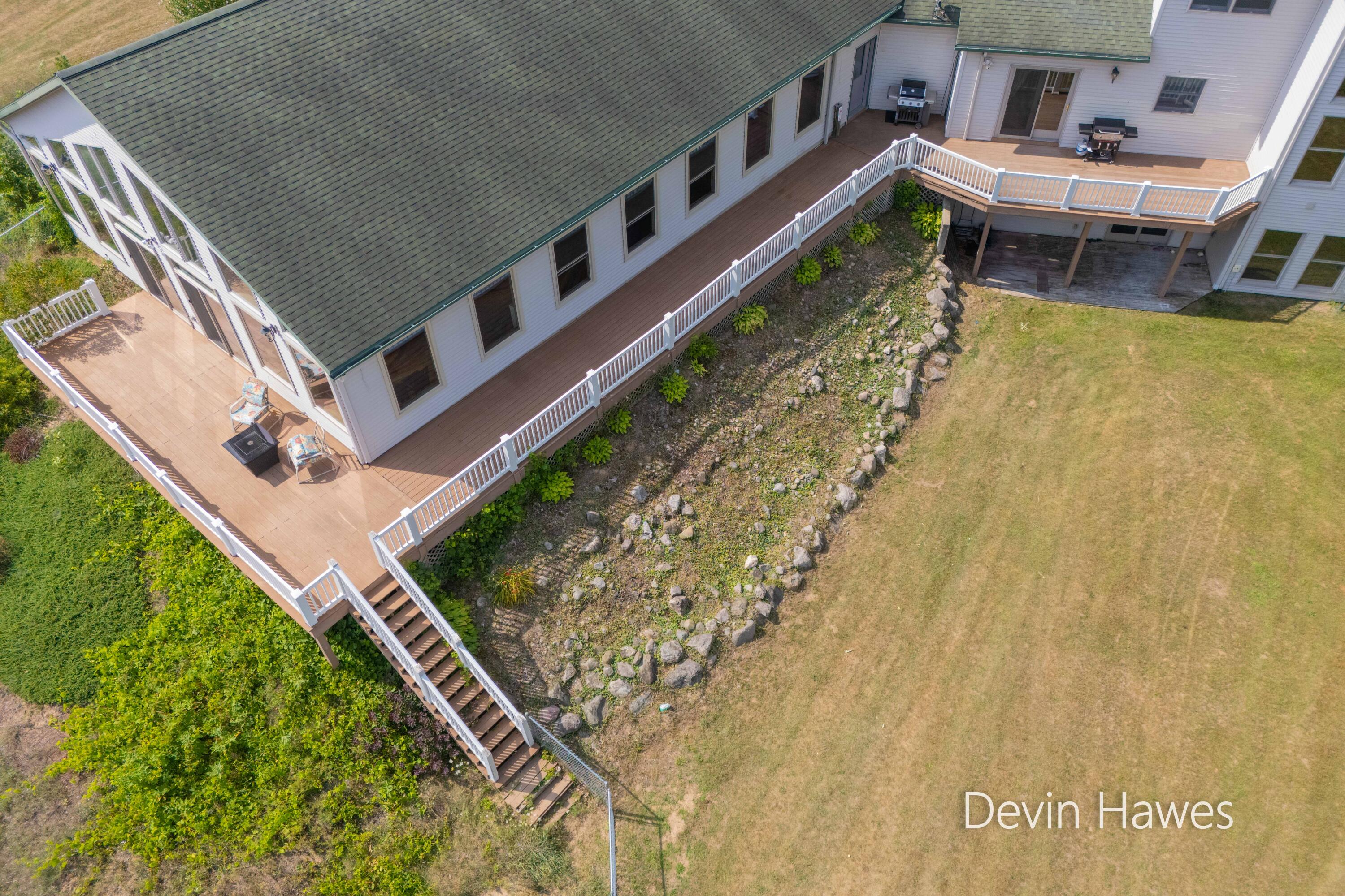 8565 West Cannonsville Road Lakeview, MI 48850 - Photo 47 of 53 Aerial Pool/Deck