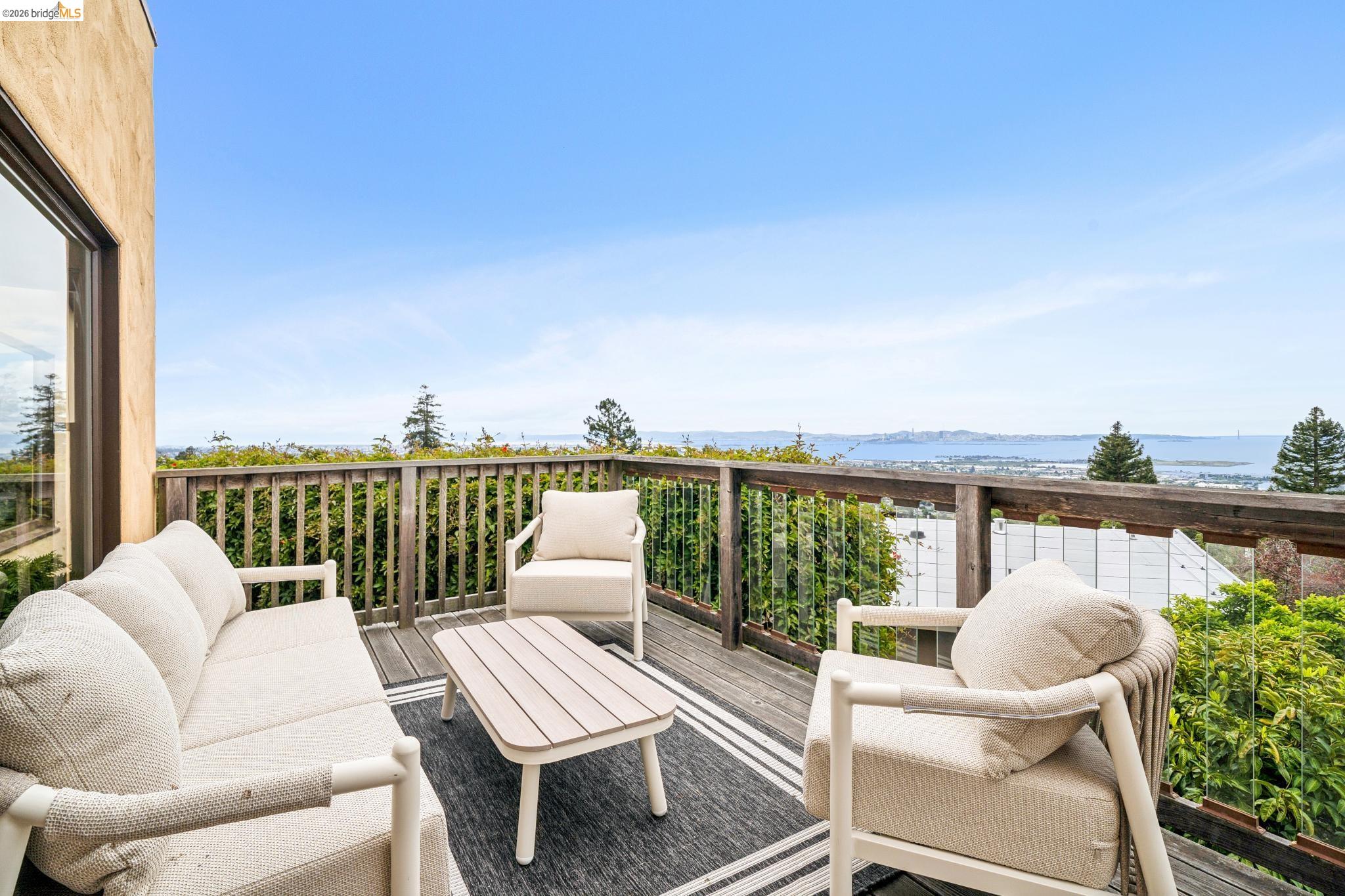 784 Cragmont Avenue Berkeley, CA 94708 - Photo 34 of 64 Exterior deck with wood-finish flooring and a wood railing