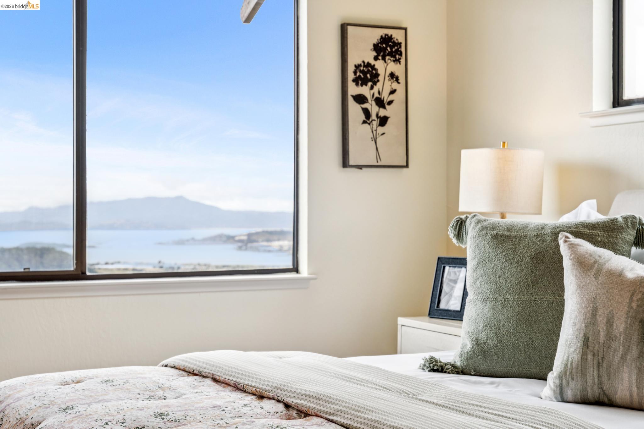 784 Cragmont Avenue Berkeley, CA 94708 - Photo 51 of 64 Expansive window framing a water and mountain landscape