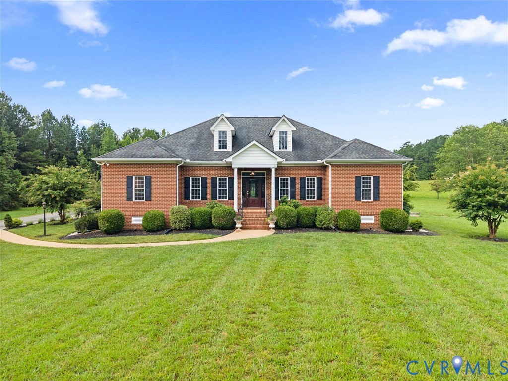 6611 Ammon Road Ford, VA 23850 - Photo 67 of 78 Brick exterior residence featuring a central porti
