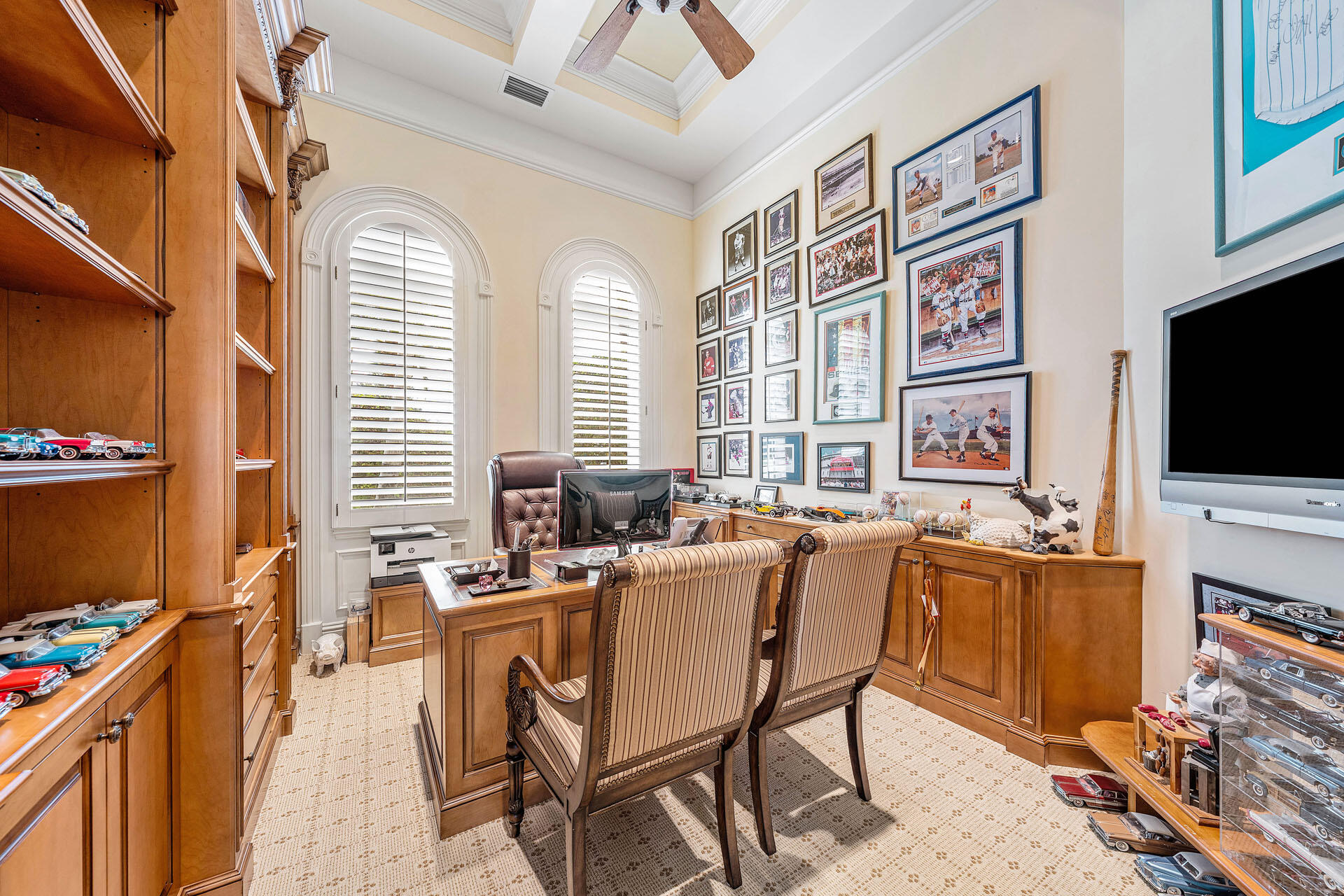 2386 West Maya Palm Drive Boca Raton, FL 33432 - Photo 35 of 76 a view of a dining room with furniture window and wooden floor