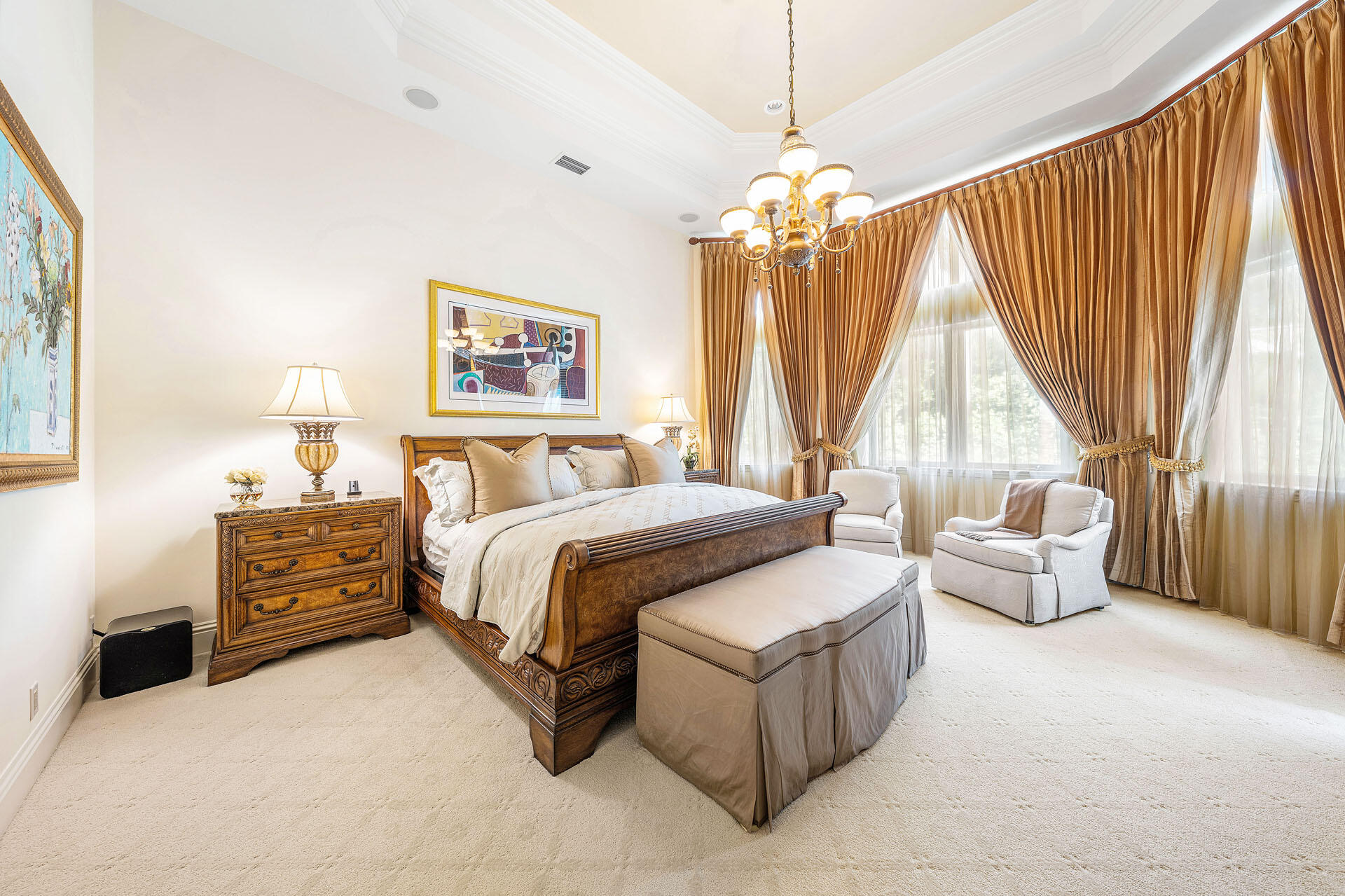 2386 West Maya Palm Drive Boca Raton, FL 33432 - Photo 38 of 76 a spacious bedroom with a bed and a large window