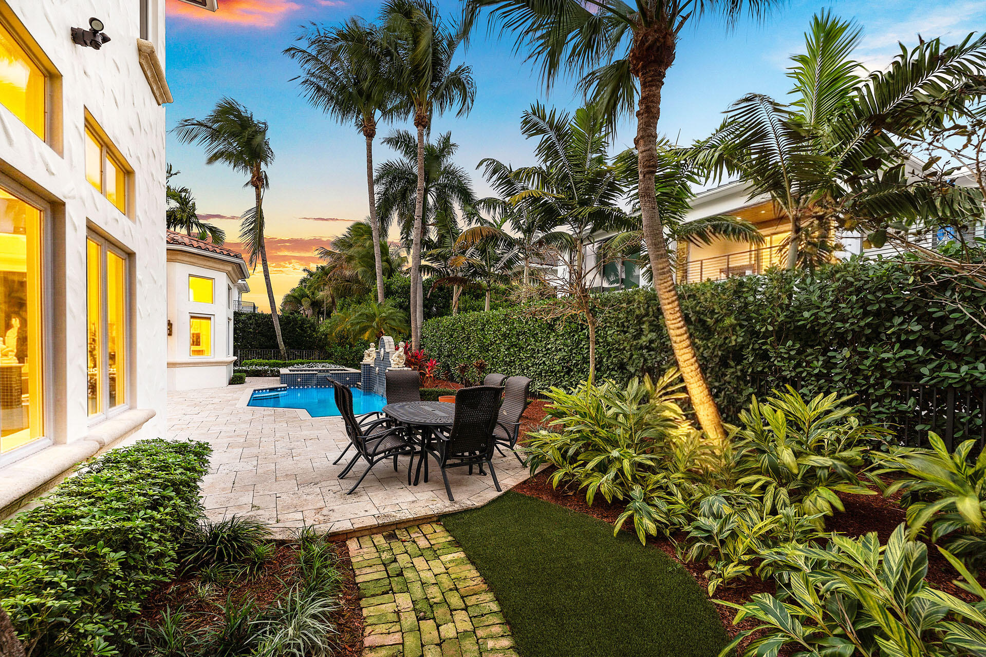 2386 West Maya Palm Drive Boca Raton, FL 33432 - Photo 66 of 76 a view of a house with swimming pool and sitting area