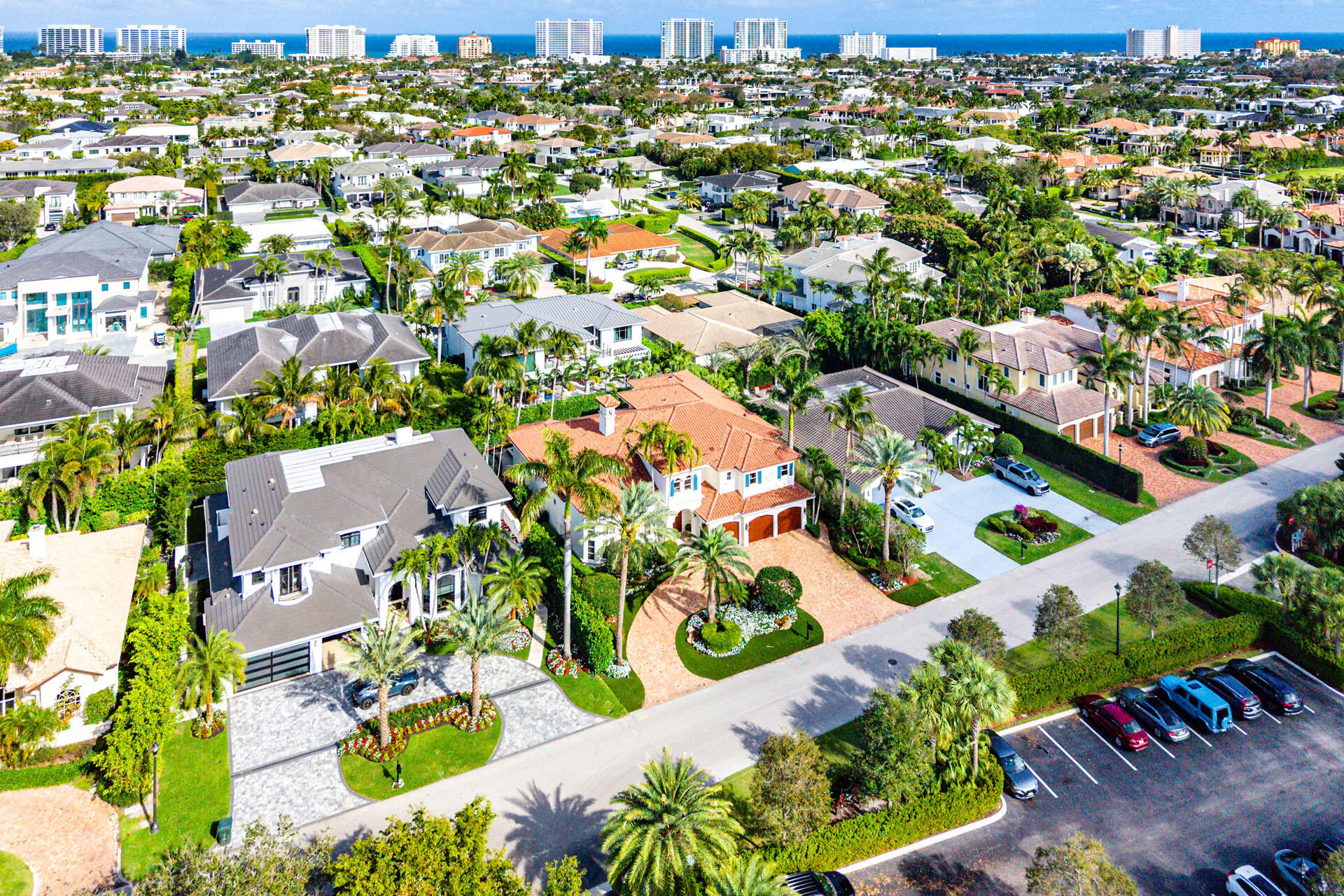 2386 West Maya Palm Drive Boca Raton, FL 33432 - Photo 73 of 76 an aerial view of residential houses with outdoor space