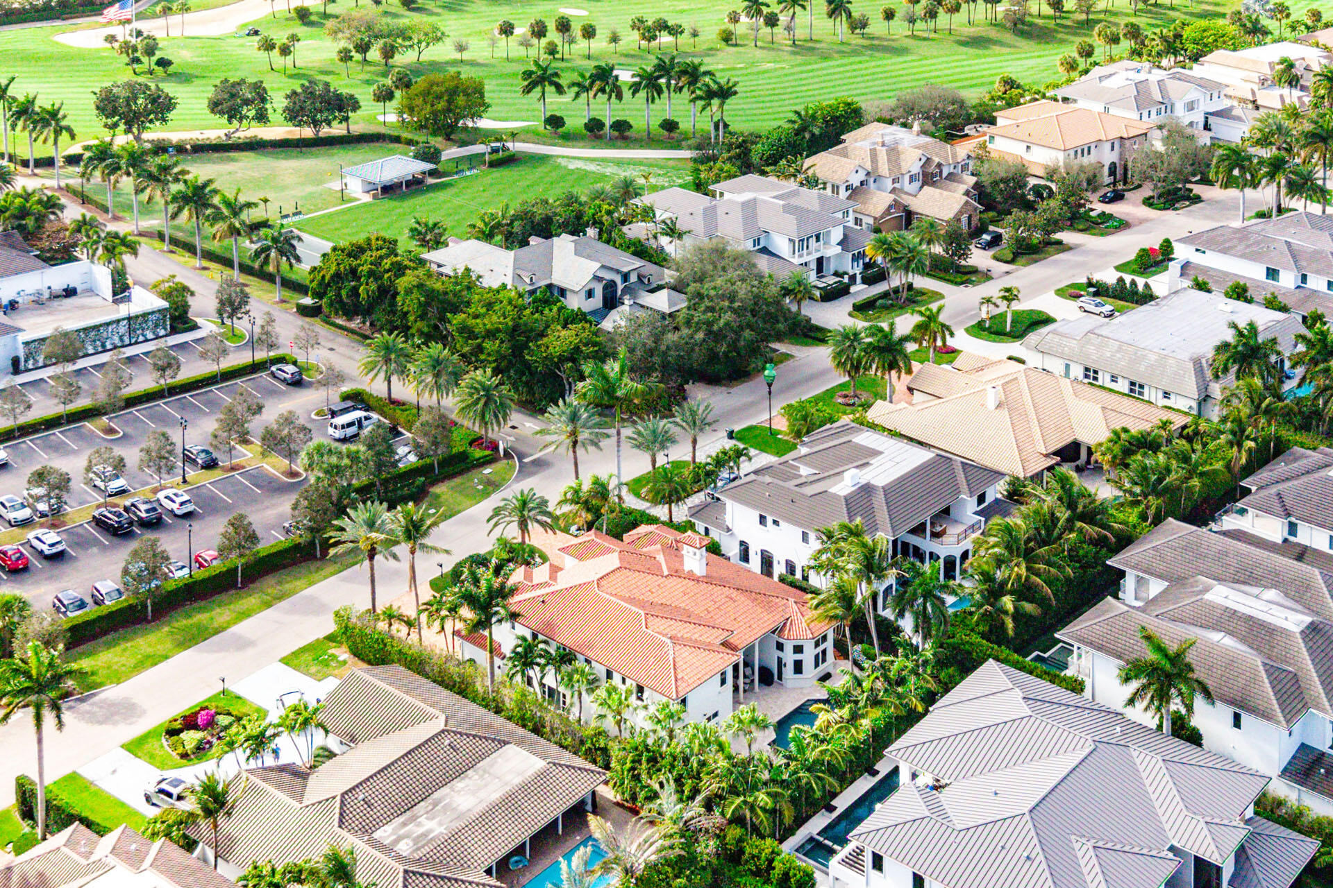 2386 West Maya Palm Drive Boca Raton, FL 33432 - Photo 74 of 76 an aerial view of a residential houses with outdoor space and street view