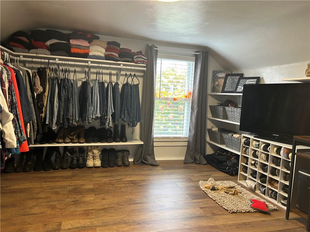 124 Giron Street Leechburg, PA 15656 - Photo 25 of 46 a view of walk in closet with clothes and shoes