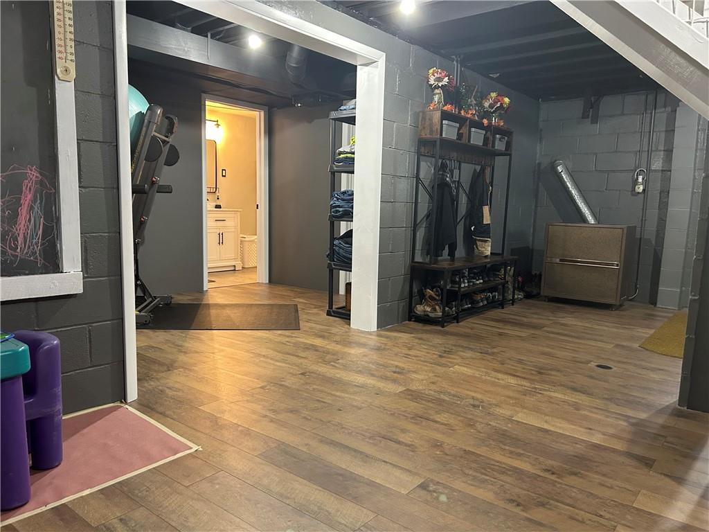 124 Giron Street Leechburg, PA 15656 - Photo 36 of 46 a view of a room with wooden floor