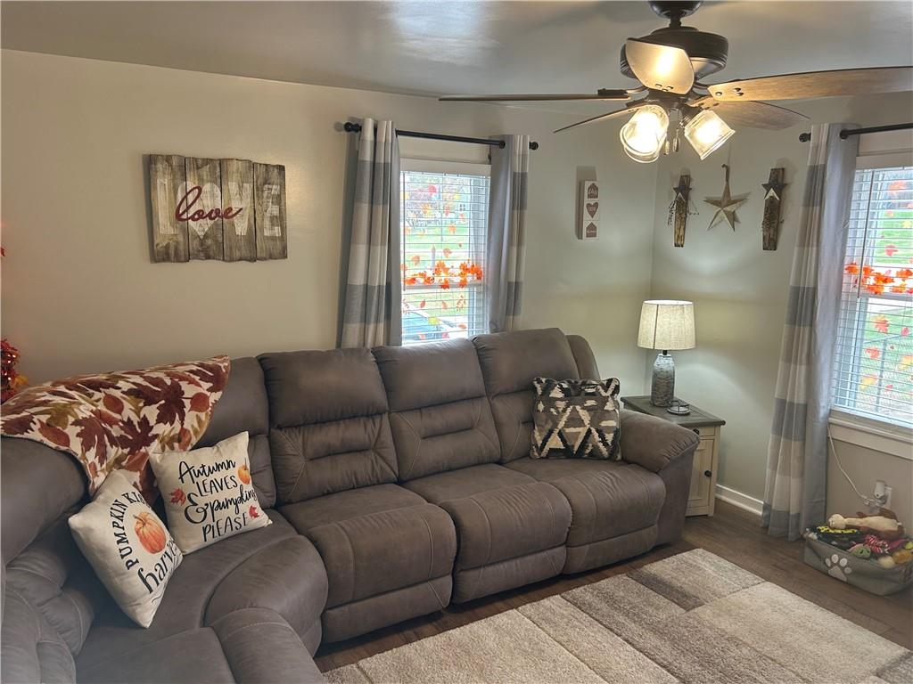 124 Giron Street Leechburg, PA 15656 - Photo 5 of 46 a living room with furniture and a mirror