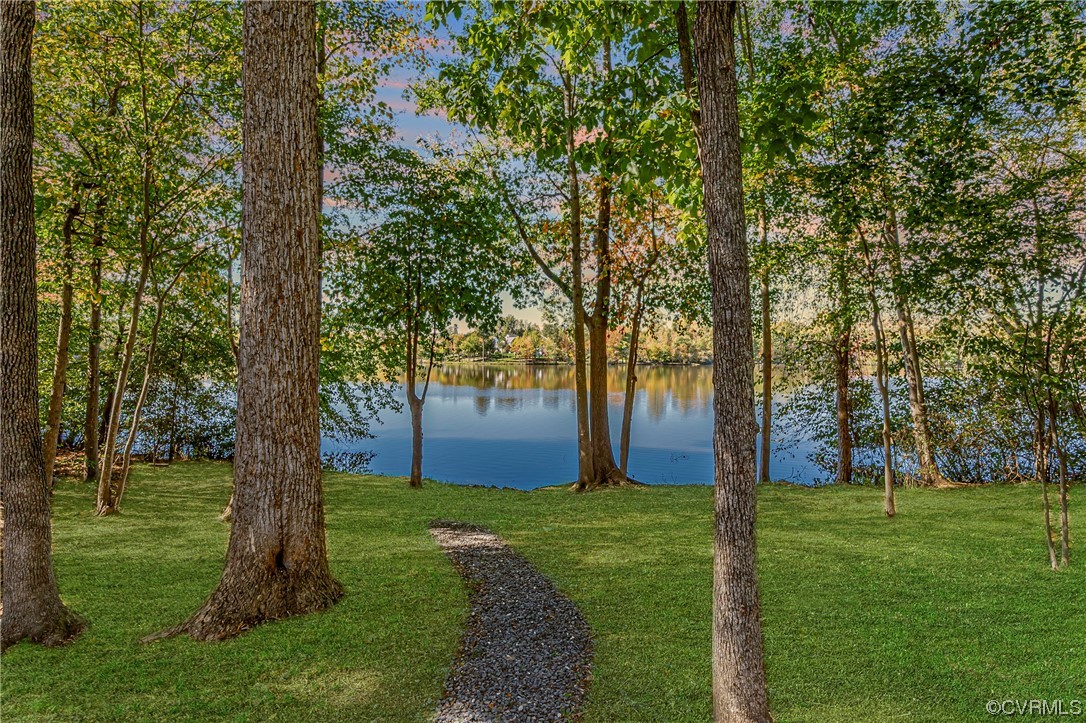 2908 Cove Ridge Trace Midlothian, VA 23112 - Photo 2 of 49 a view of a yard with large trees