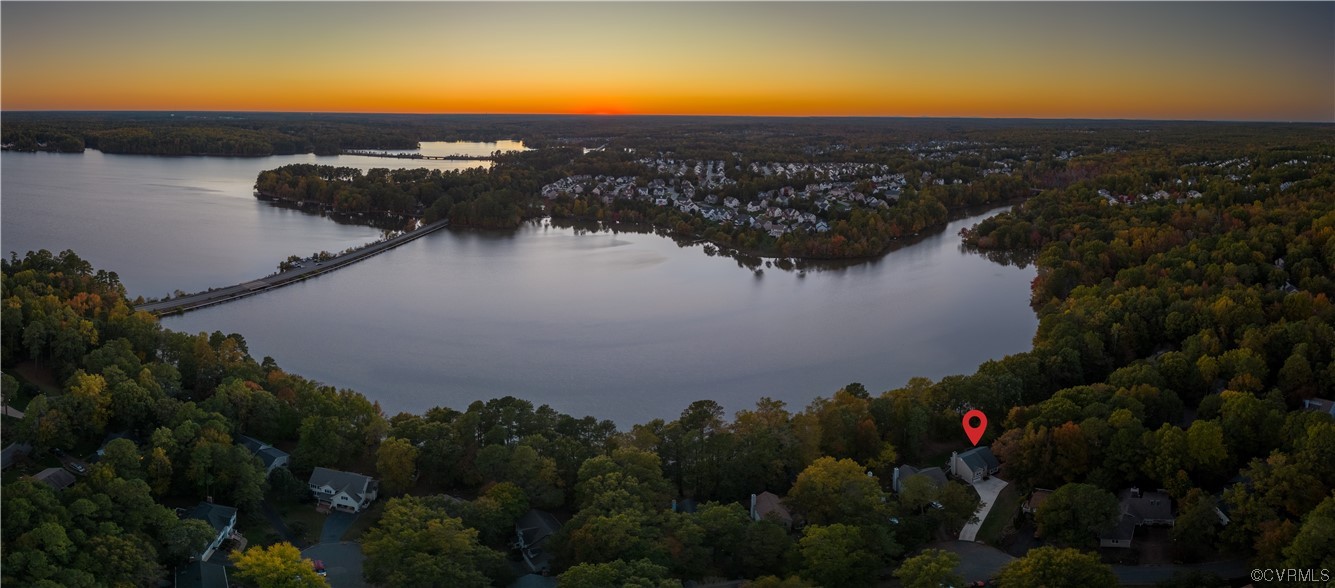 2908 Cove Ridge Trace Midlothian, VA 23112 - Photo 48 of 49 a view of a city and sunset