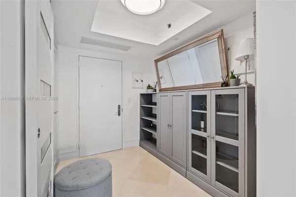 a view of closet area
