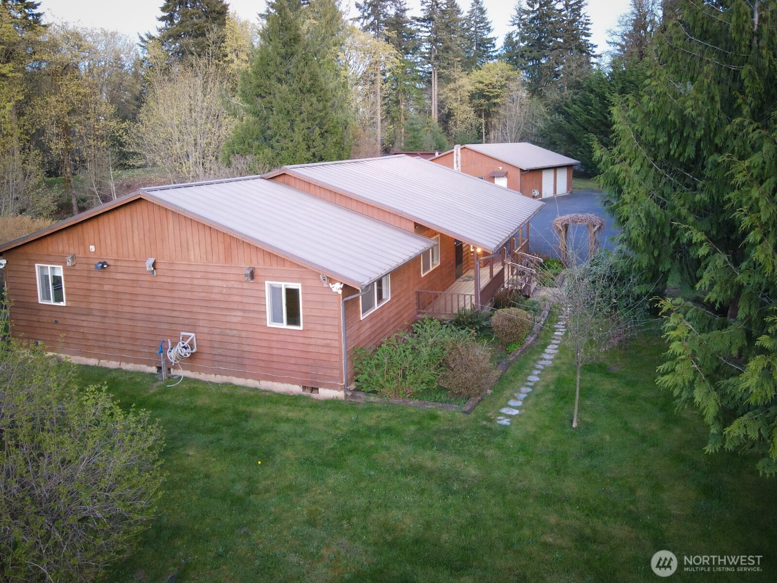 207 Tillicum Drive Chehalis, WA 98532 - Photo 3 of 40 a aerial view of a house with a yard