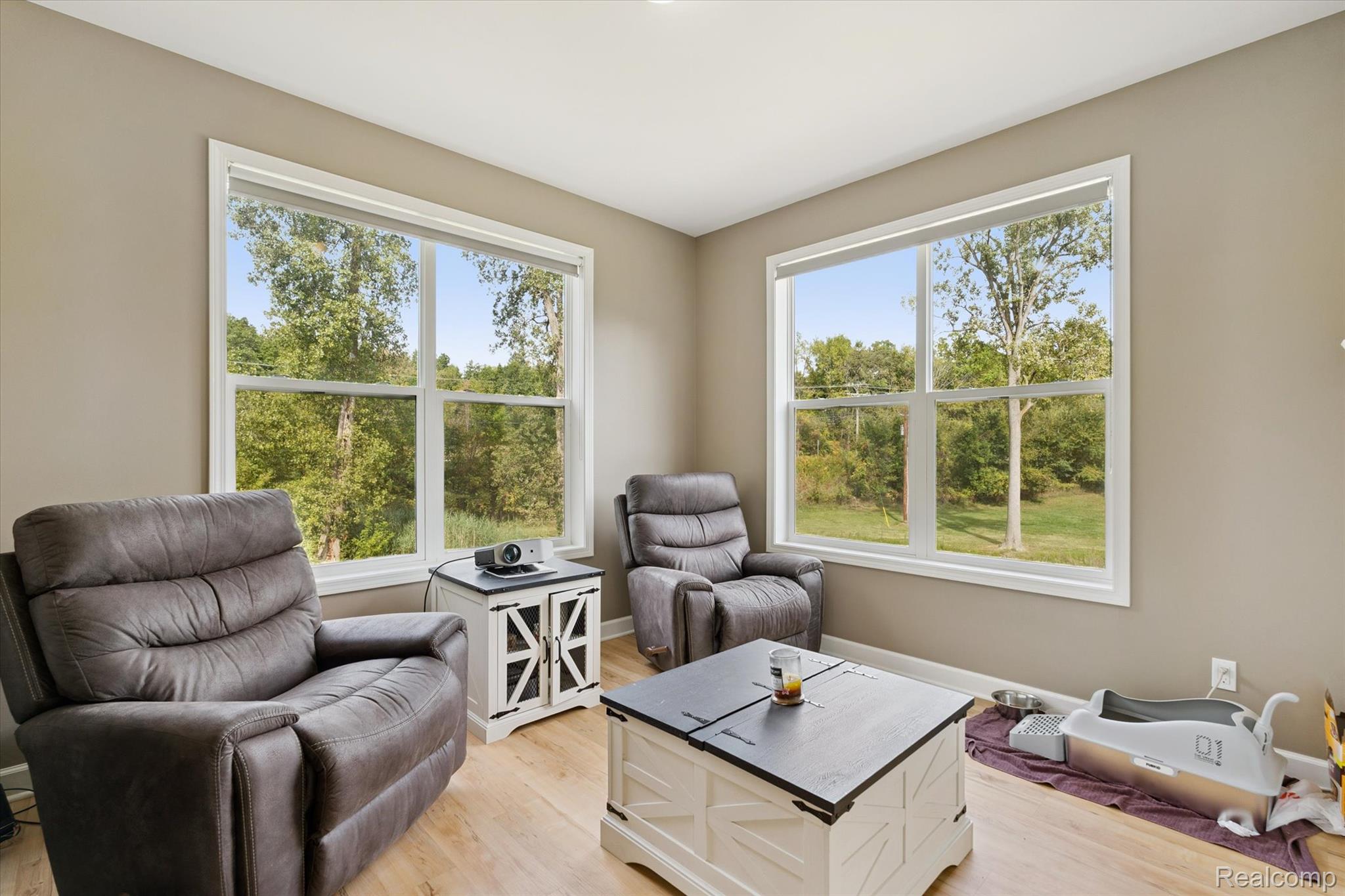 441 West Dryden Road Metamora, MI 48455 - Photo 35 of 62 Sitting room featuring plenty of natural light and light wood-style floors
