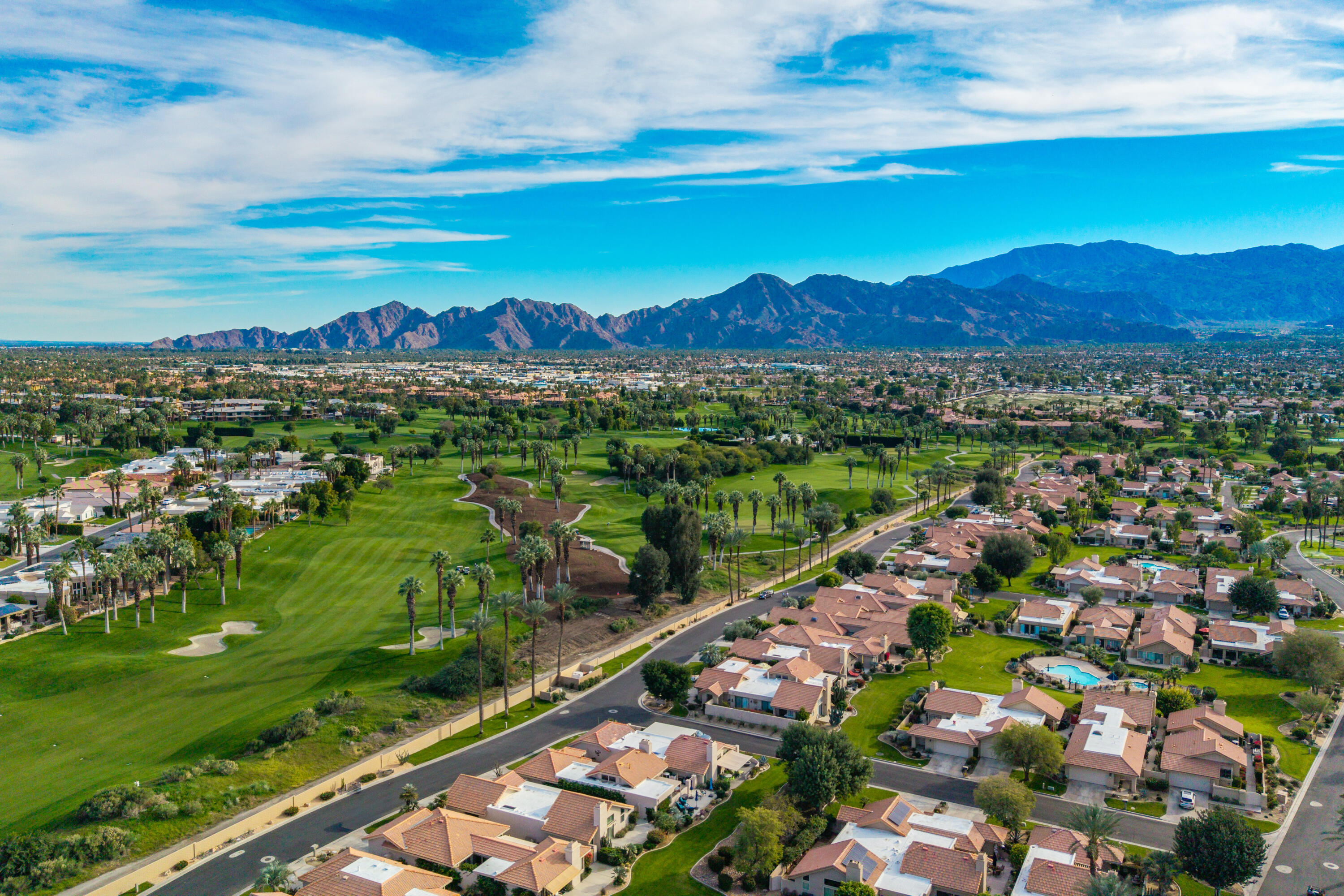 45 Verde Way Palm Desert, CA 92260 - Photo 47 of 48 a view of a city with a lake