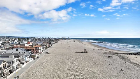 a view of an ocean beach