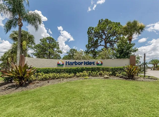 a childrens park with lots of swings and slides