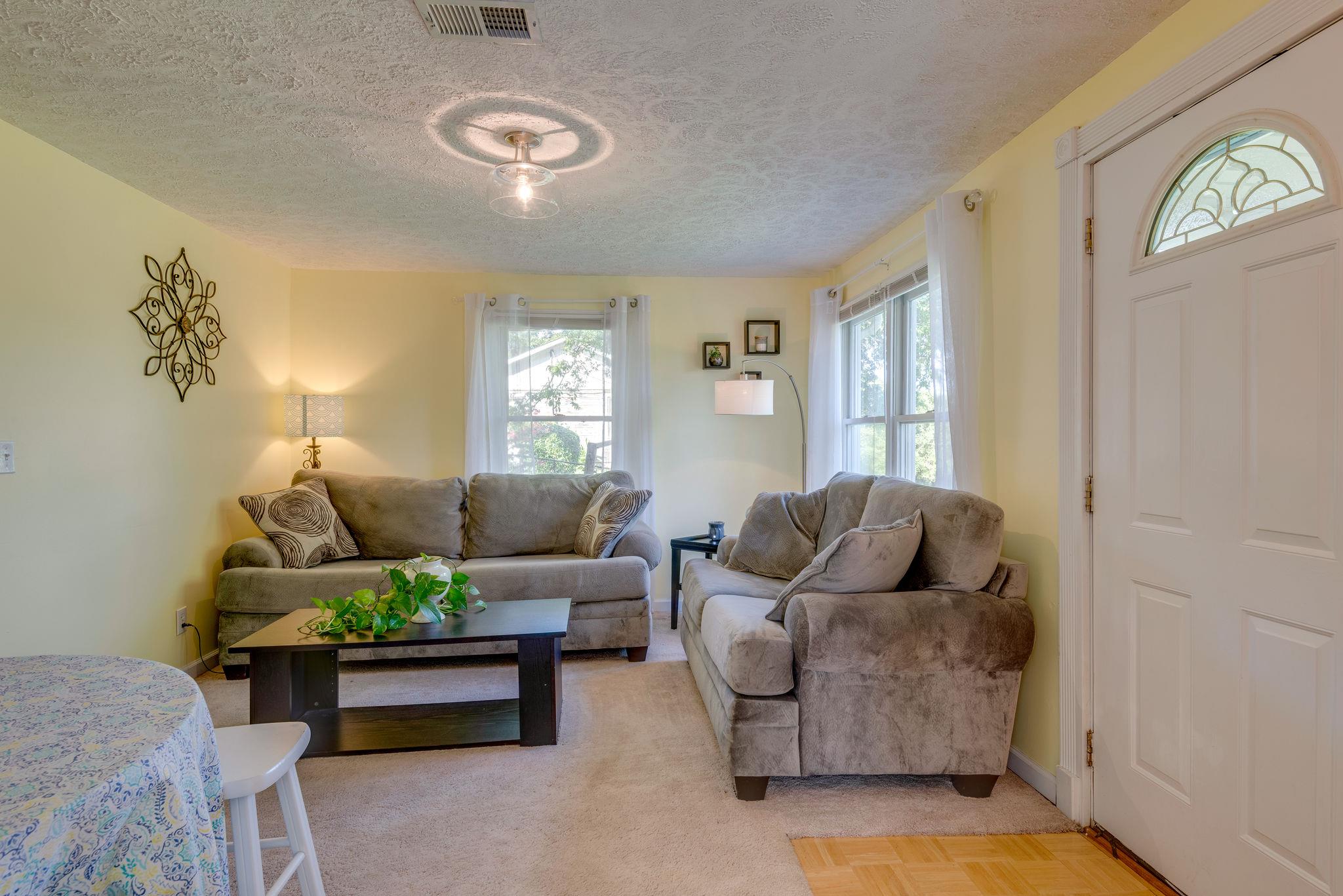 lounge out in the living room where natural light shines in