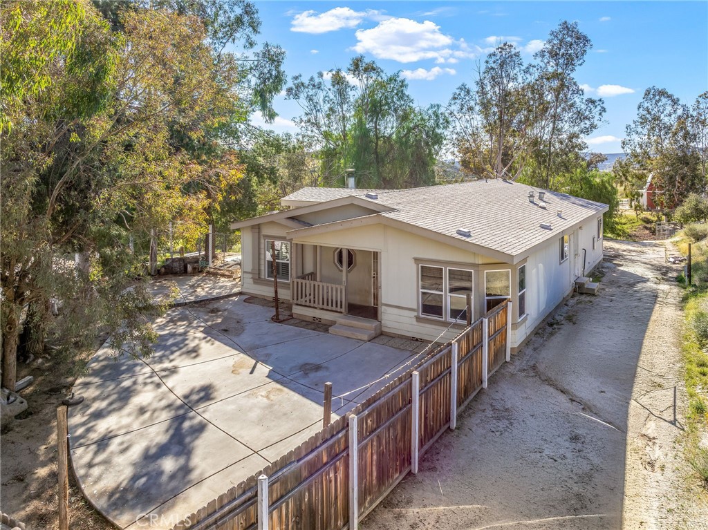 43870 Wilson Valley Road Hemet, CA 92544 - Photo 2 of 35 an aerial view of a house with swimming pool and sitting space