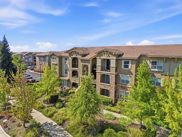 a view of yard with outdoor seating