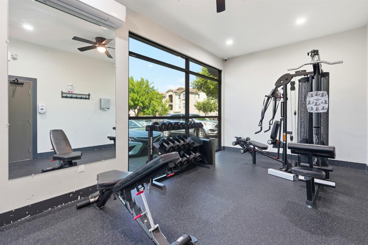 1240 Whitney Ranch Parkway, Unit PW338 Rocklin, CA 95765 - Photo 49 of 58 a view of a room with gym equipment
