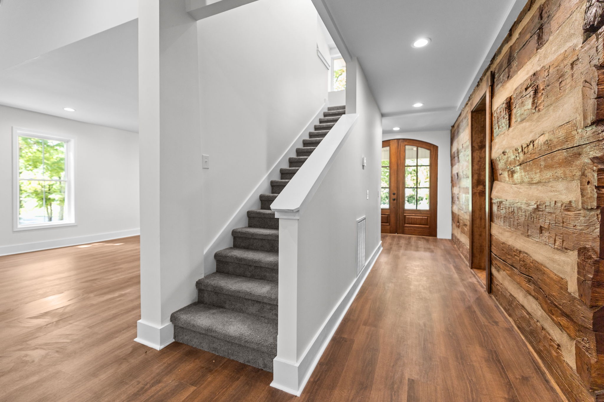 1881 New Herman Road Fayetteville, TN 37334 - Photo 17 of 58 an entryway with wooden floor and stairs