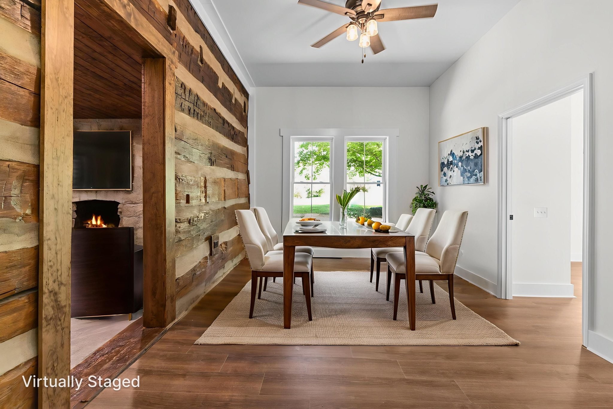 1881 New Herman Road Fayetteville, TN 37334 - Photo 23 of 58 a view of a dining room with furniture window and wooden floor