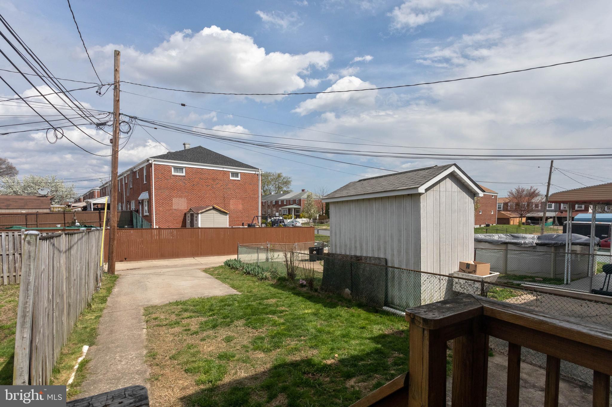 503 Grovethorn Road Baltimore, MD 21220 - Photo 28 of 31 Access the Rear Yard from Kitchen