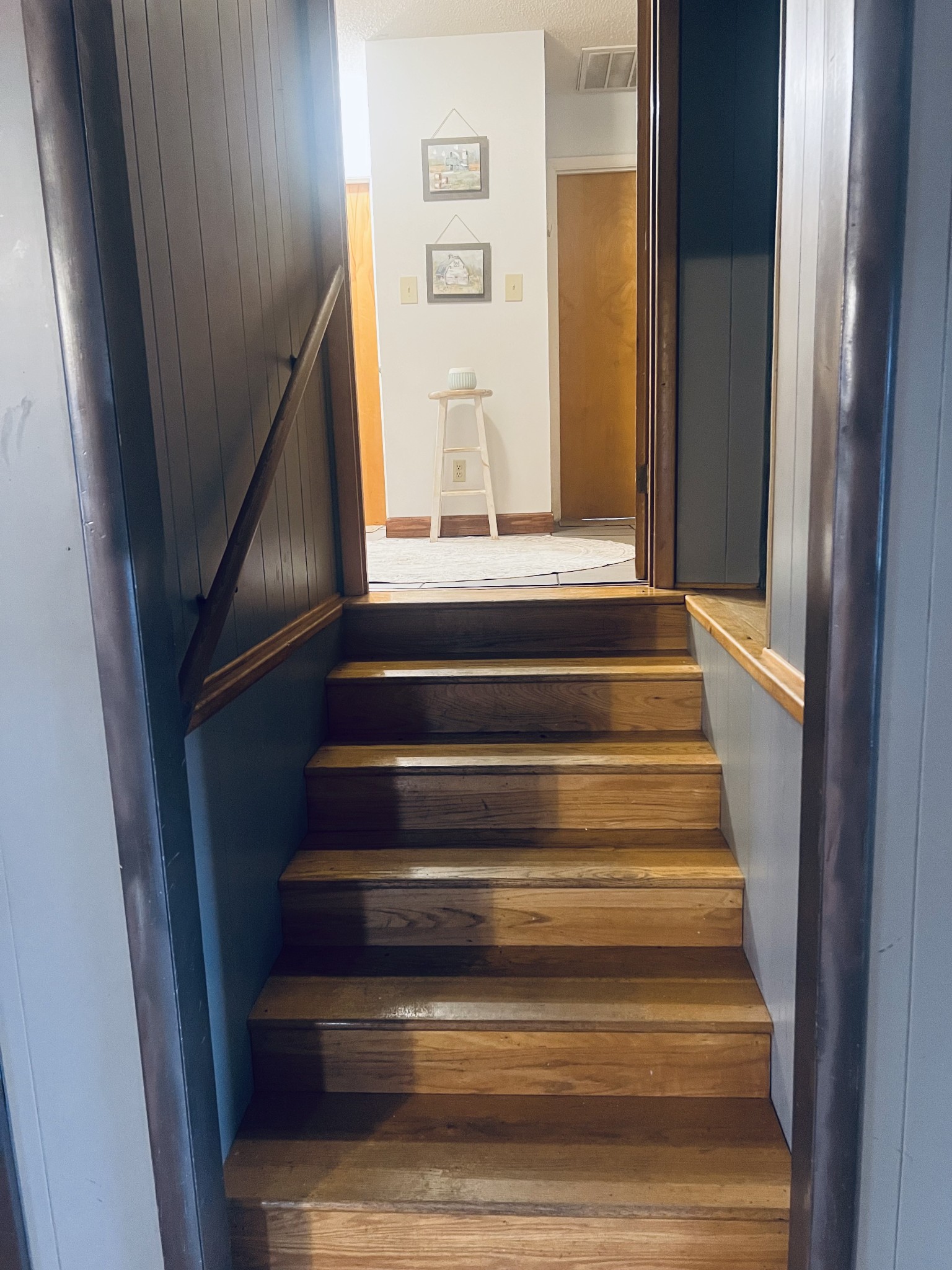 566 Clarence Finney Road Hillsboro, TN 37342 - Photo 24 of 47 a view of staircase with white walls and a window