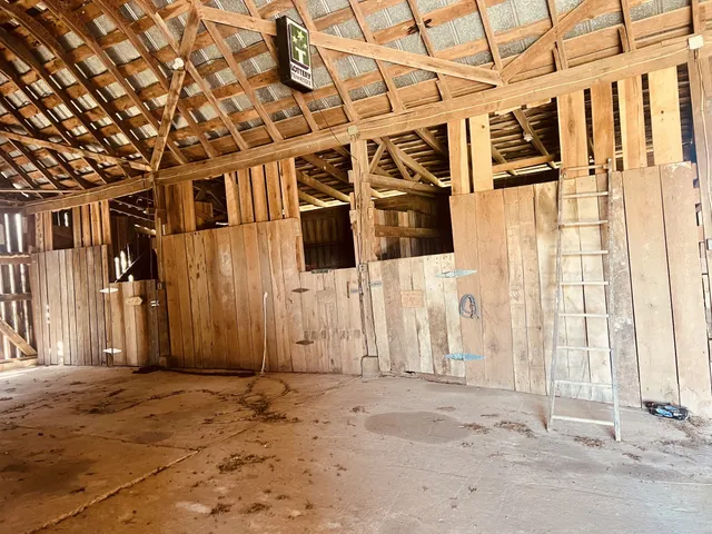 a view of a entryway with wooden fence
