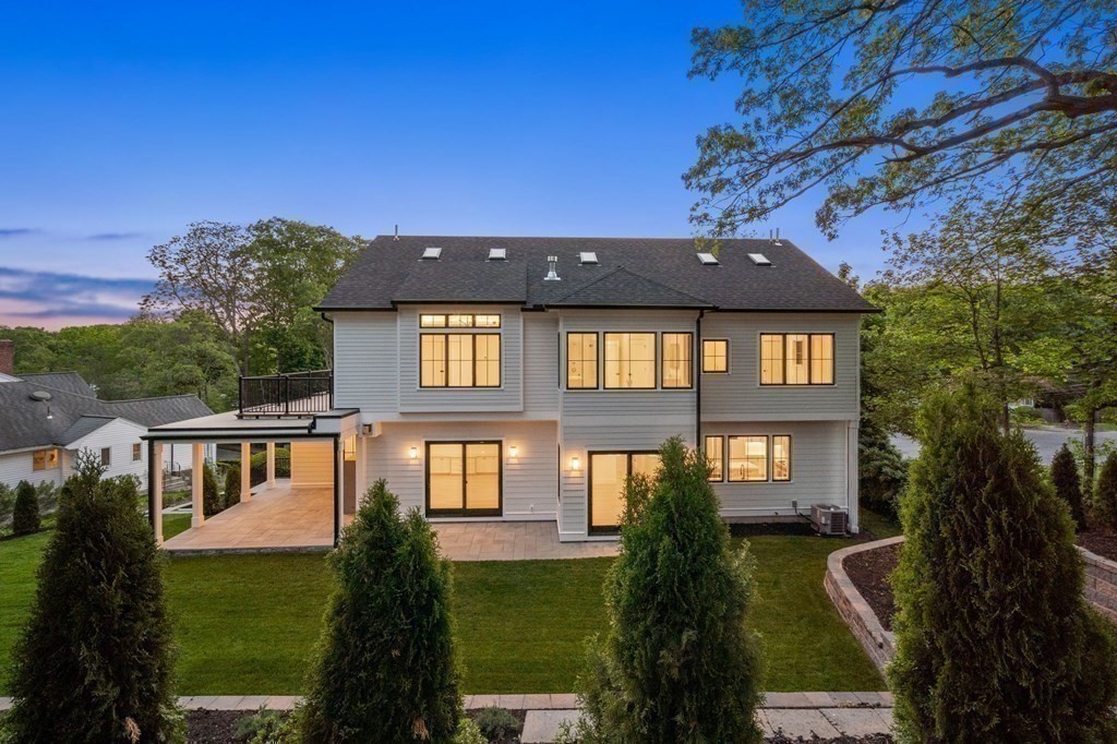91 Oldham Road Newton, MA 02465 - Photo 31 of 38 a front view of a house with a yard