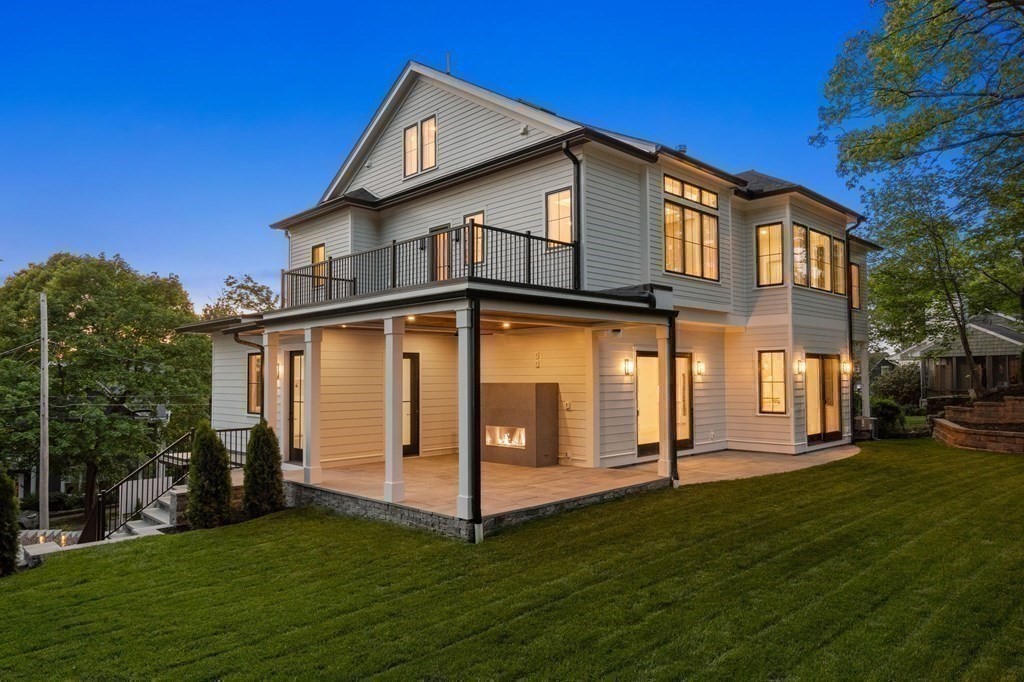91 Oldham Road Newton, MA 02465 - Photo 32 of 38 a view of a house with a yard