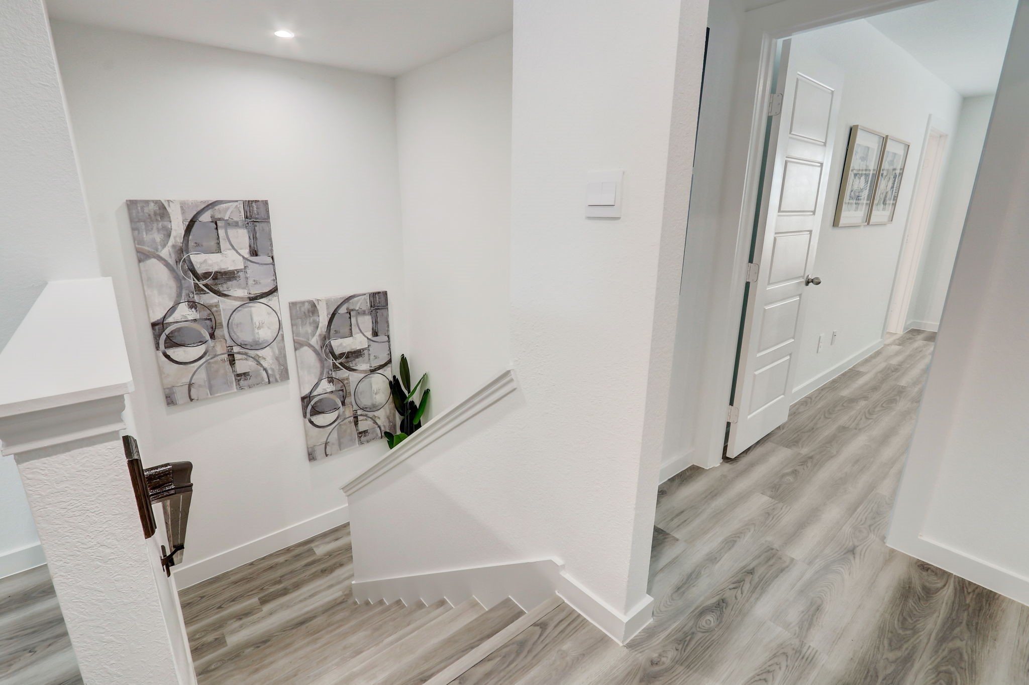 10409 Lancaster Frst Lane Houston, TX 77051 - Photo 32 of 50 a view of entryway with wooden floor