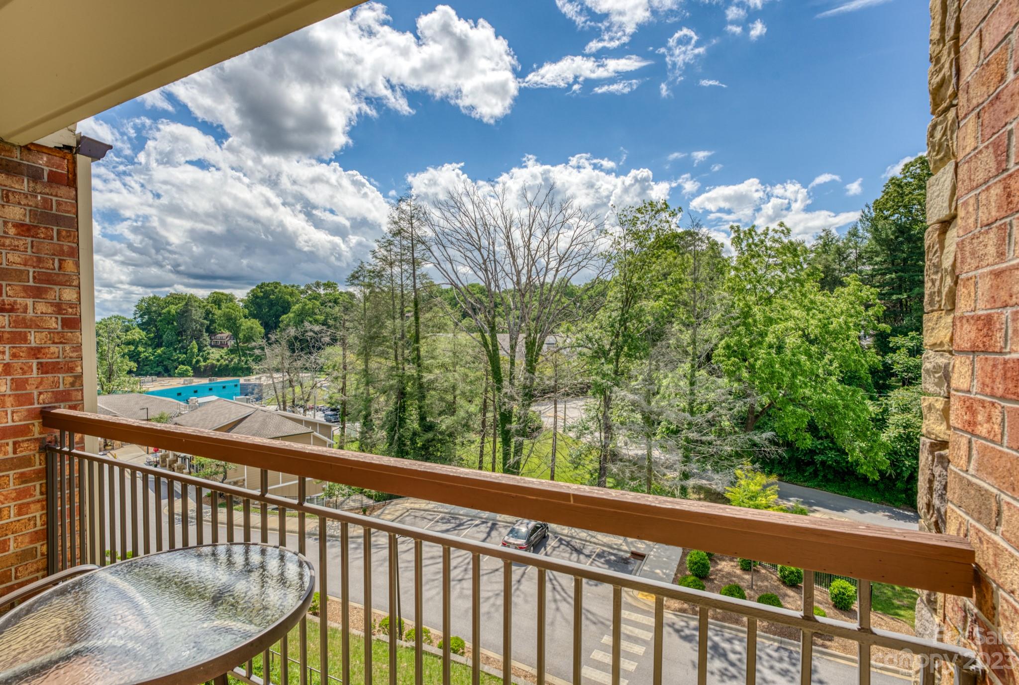 310 Bowling Park Road Asheville, NC 28803 - Photo 21 of 31 a view of a two chair in the balcony