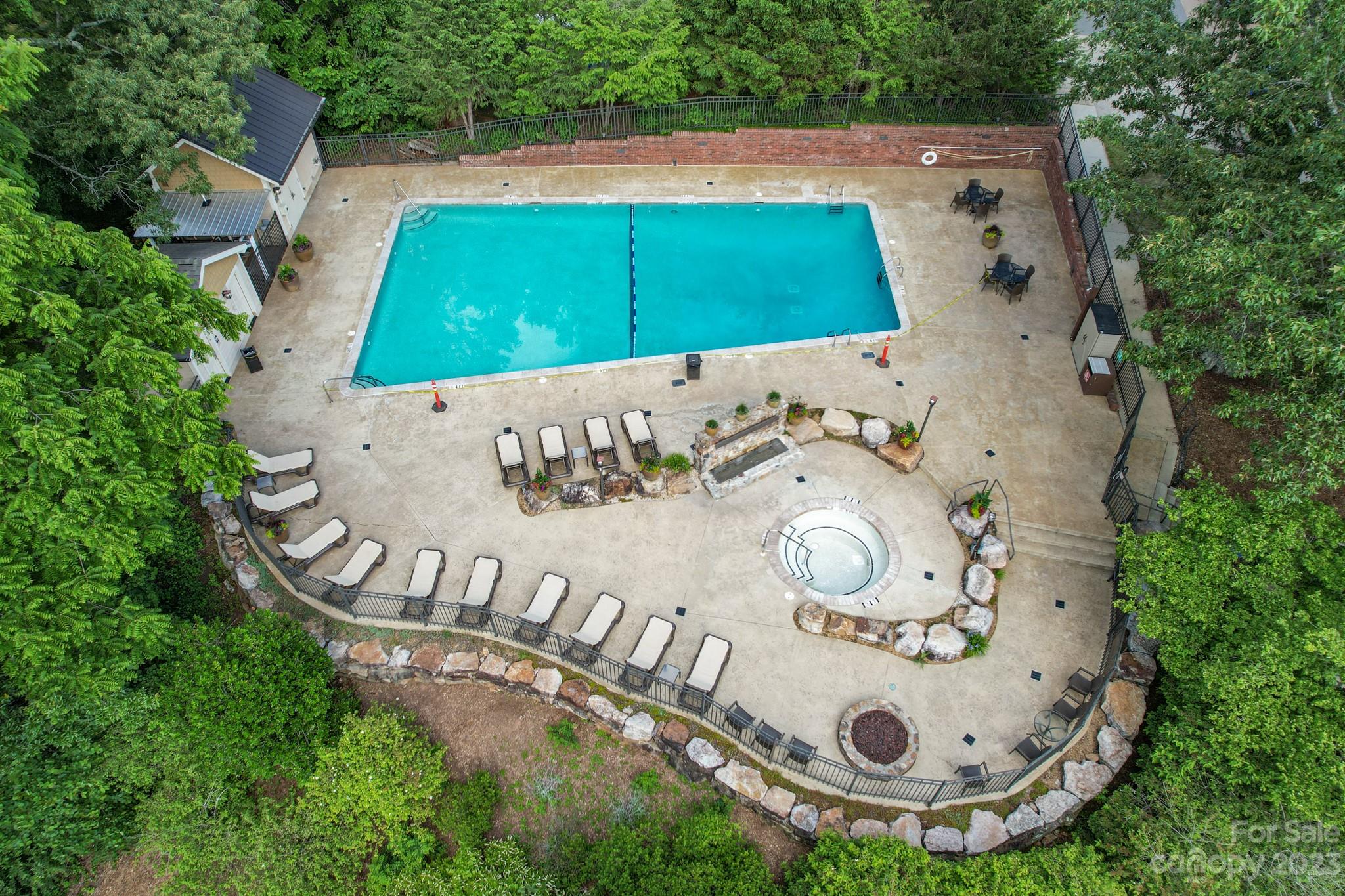 310 Bowling Park Road Asheville, NC 28803 - Photo 25 of 31 an aerial view of a house with a garden