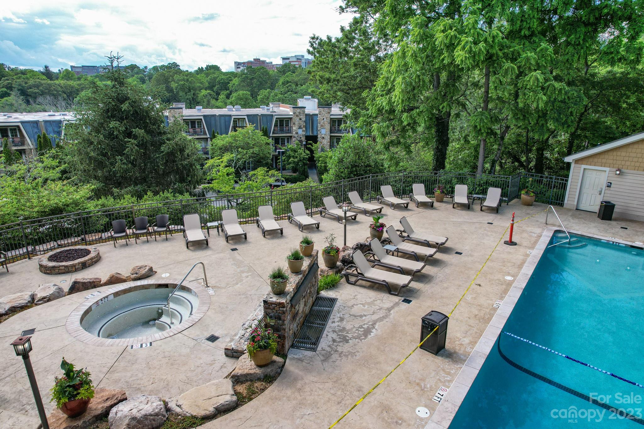 310 Bowling Park Road Asheville, NC 28803 - Photo 26 of 31 a view of a backyard with sitting area