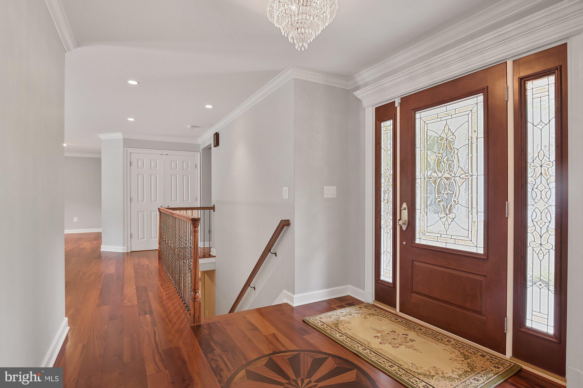 413 Merrie Lane Fallston, MD 21047 - Photo 2 of 27 Foyer with Medallion Inset