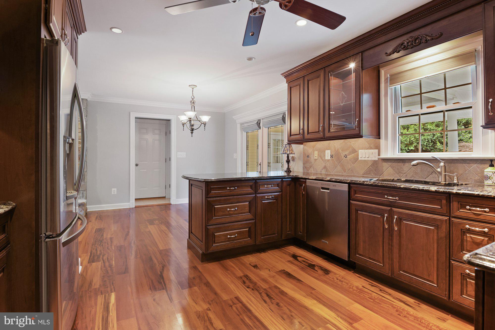 413 Merrie Lane Fallston, MD 21047 - Photo 7 of 27 Updated Kitchen with Cherry Cabinets, SS Appliance