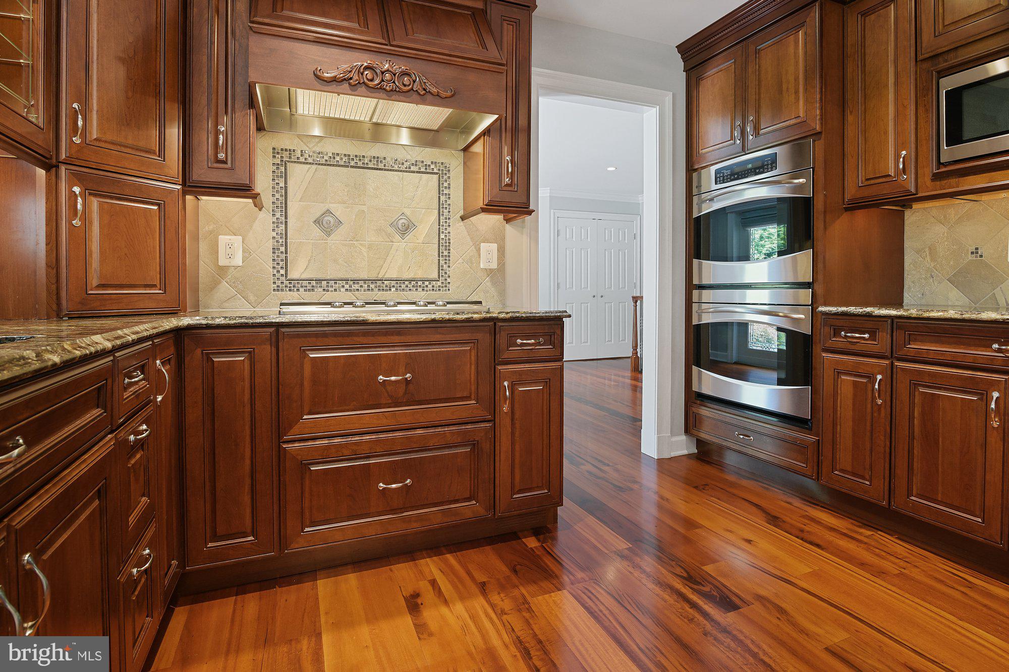413 Merrie Lane Fallston, MD 21047 - Photo 9 of 27 Updated Kitchen w Gas Range and Double Wall Ovens