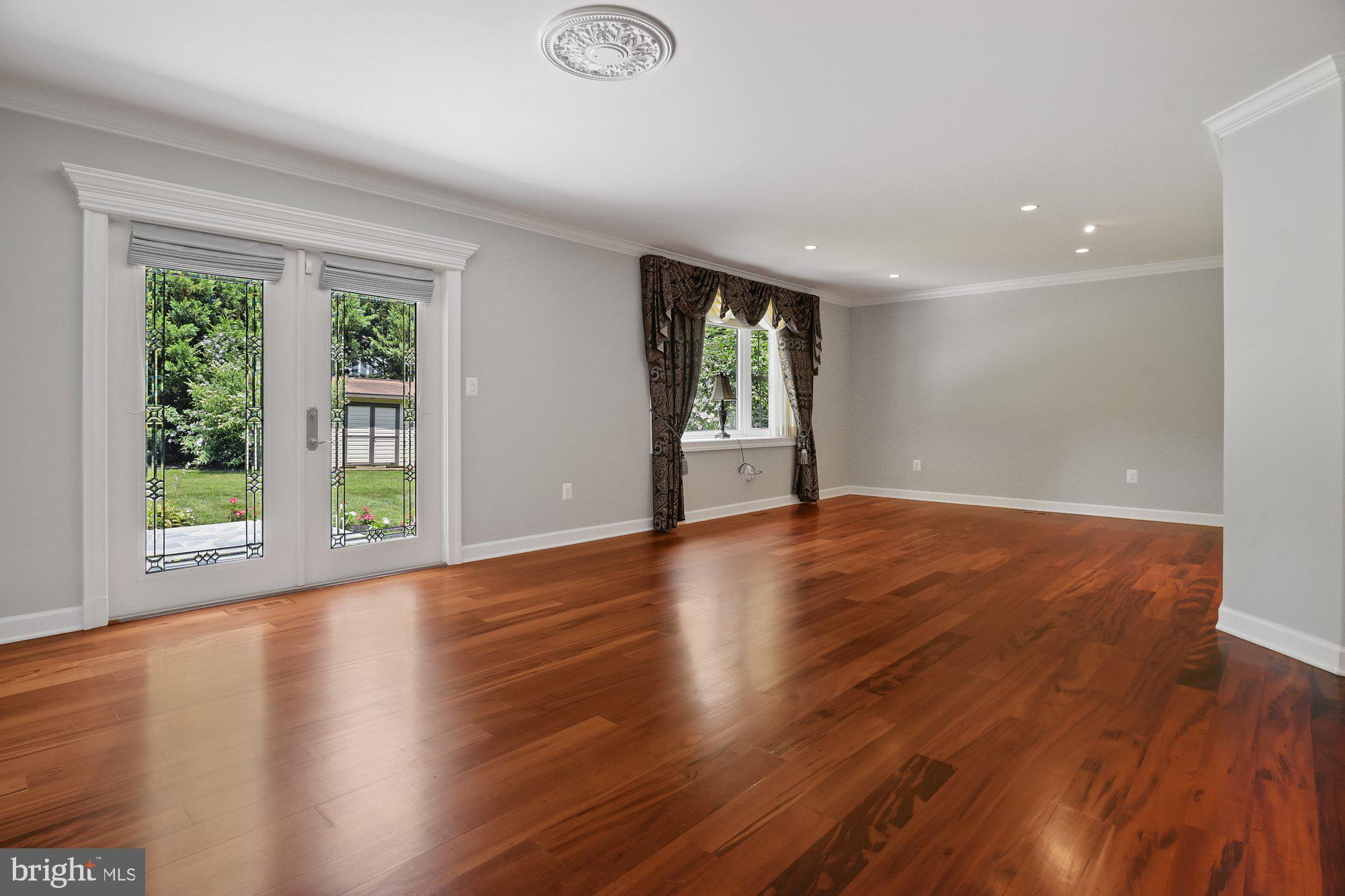 413 Merrie Lane Fallston, MD 21047 - Photo 10 of 27 Living/Dining Combo with French Doors to Patio