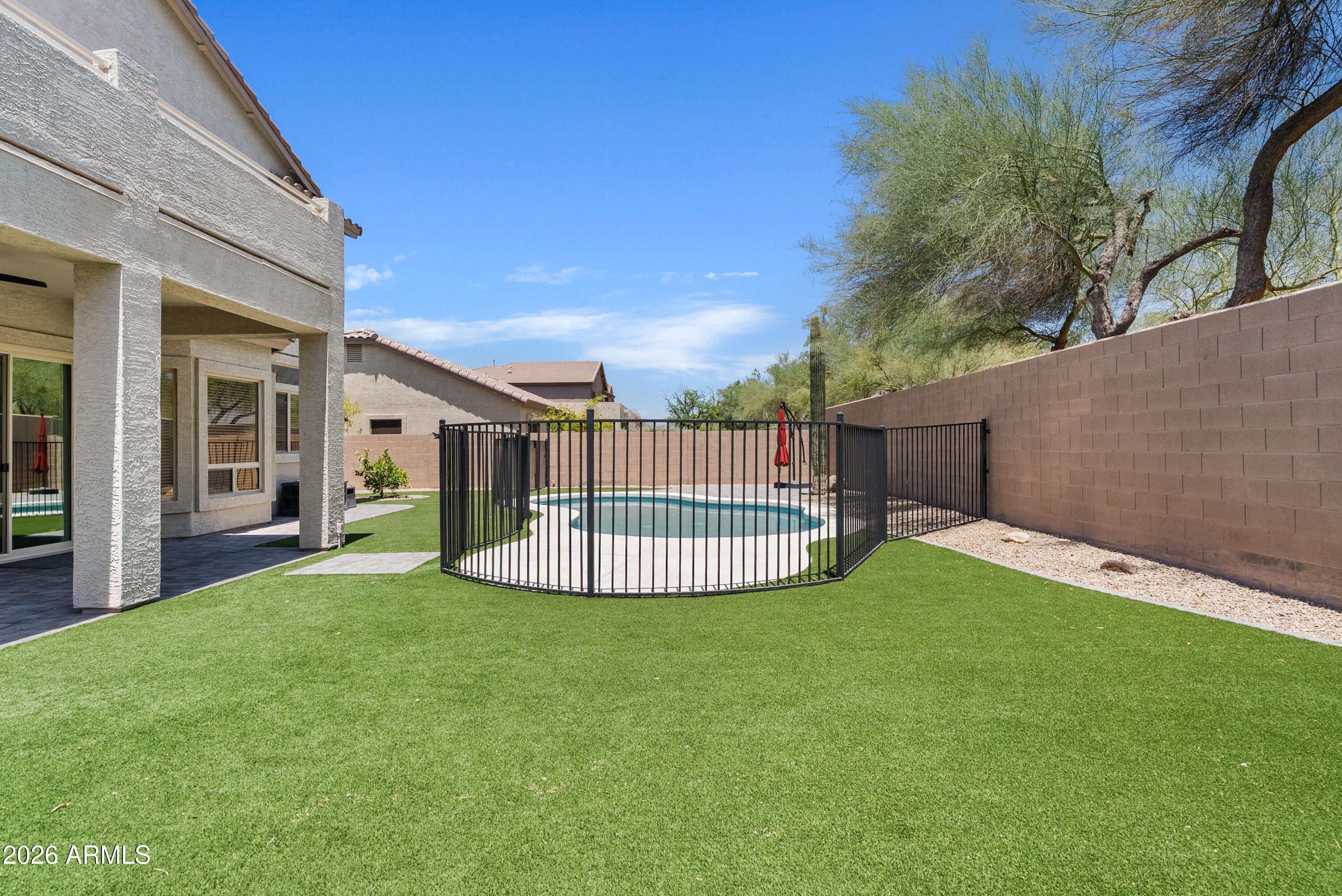 3060 North Ridgecrest, Unit 76 Mesa, AZ 85207 - Photo 33 of 46 Gorgeous Backyard with Mountain Views