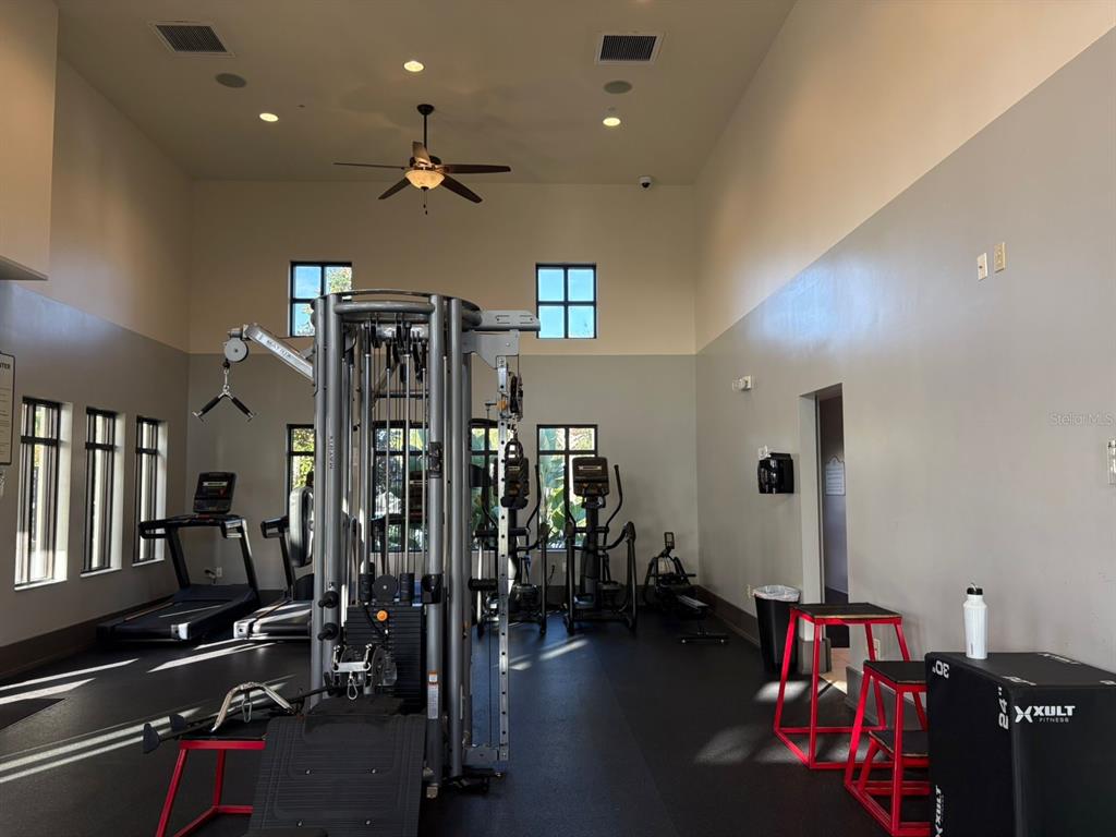 9640 Amber Chestnut Way Winter Garden, FL 34787 - Photo 30 of 32 a view of a room with gym equipment