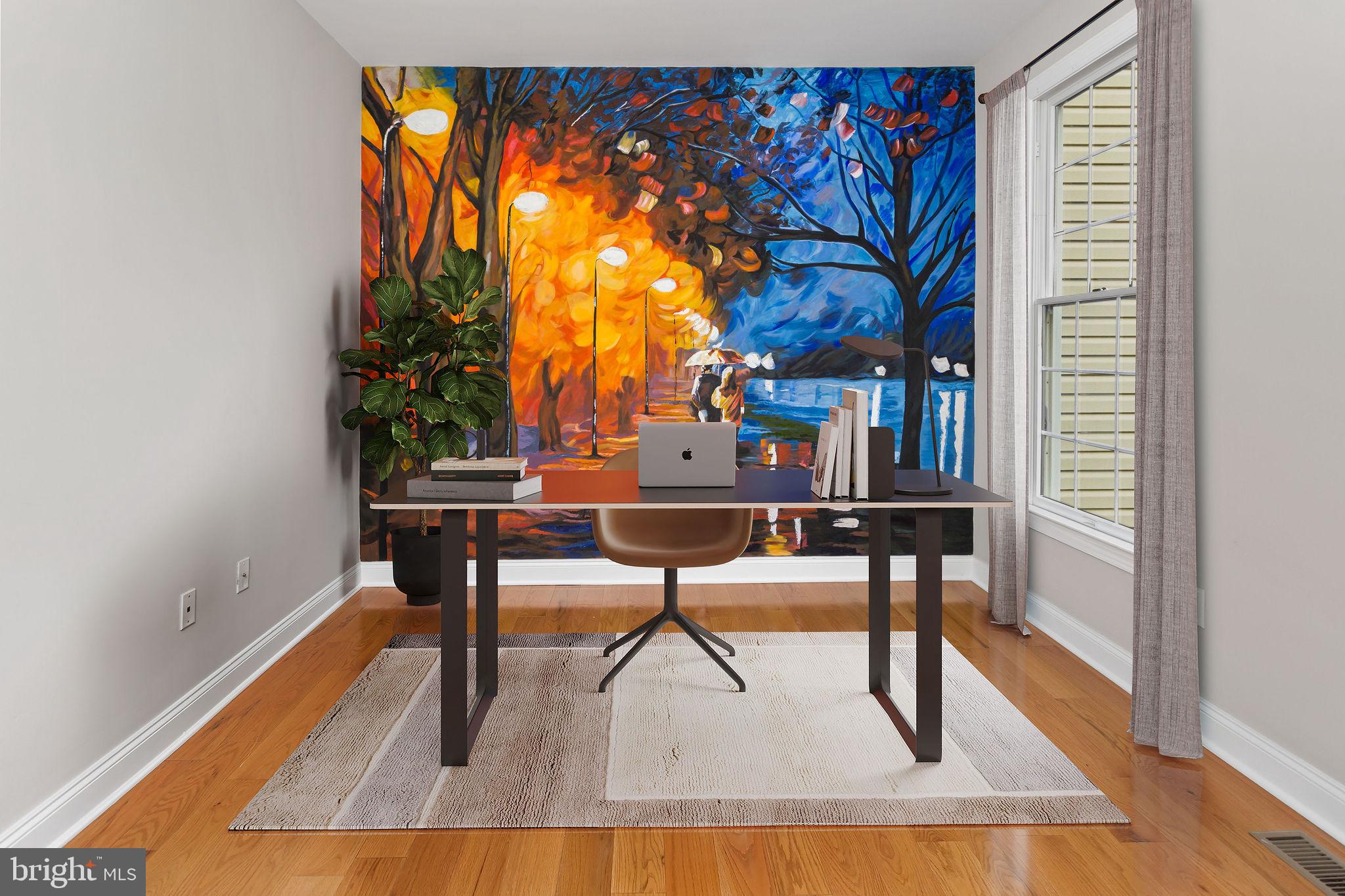 2 Thorn Lane Chesterfield, NJ 08515 - Photo 13 of 47 Vibrant workspace with artistic flair.