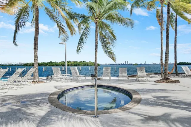 a view of outdoor space with seating area