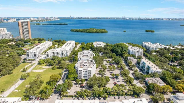 a view of a lake with outdoor space
