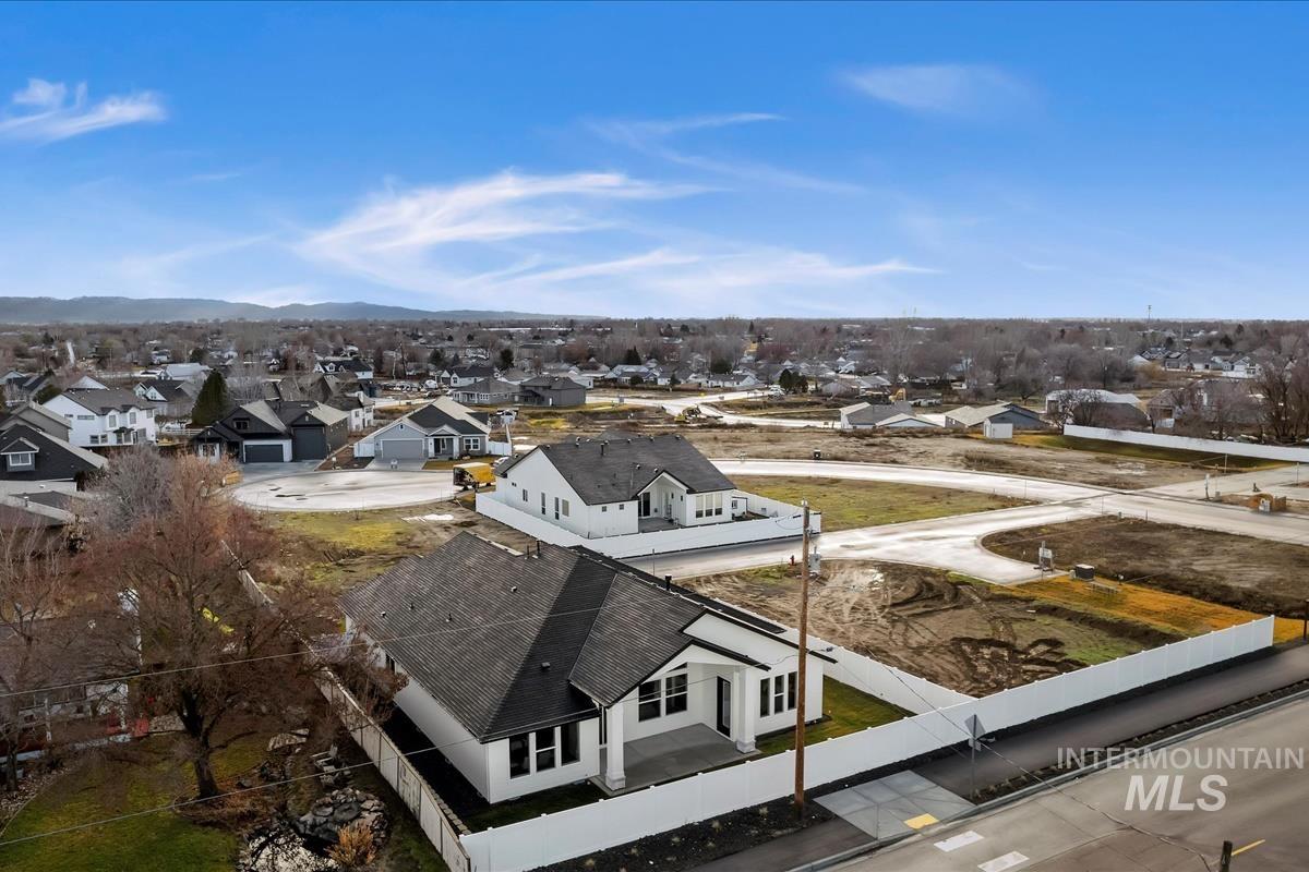 357 West Flour Mill Middleton, ID 83644 - Photo 44 of 49 Aerial view of residential area with mountains
