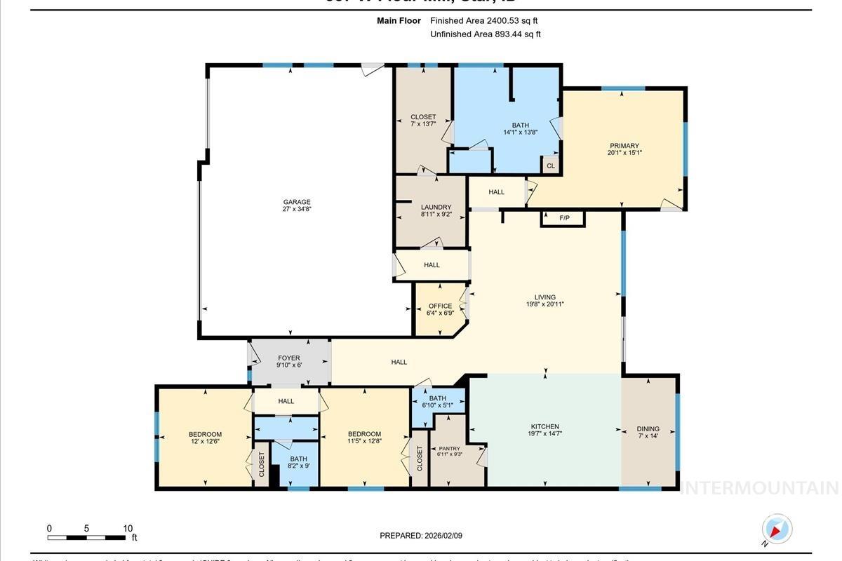 357 West Flour Mill Middleton, ID 83644 - Photo 49 of 49 View of home floor plan