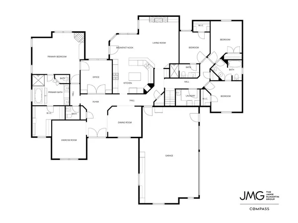 a picture of a floor plan