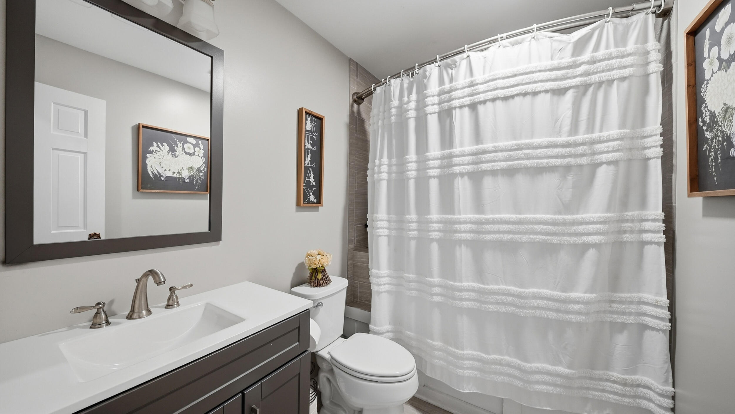10212 Lovell Road Soddy-Daisy, TN 37379 - Photo 20 of 38 Renovated Bath w/ Custom Tile Walls