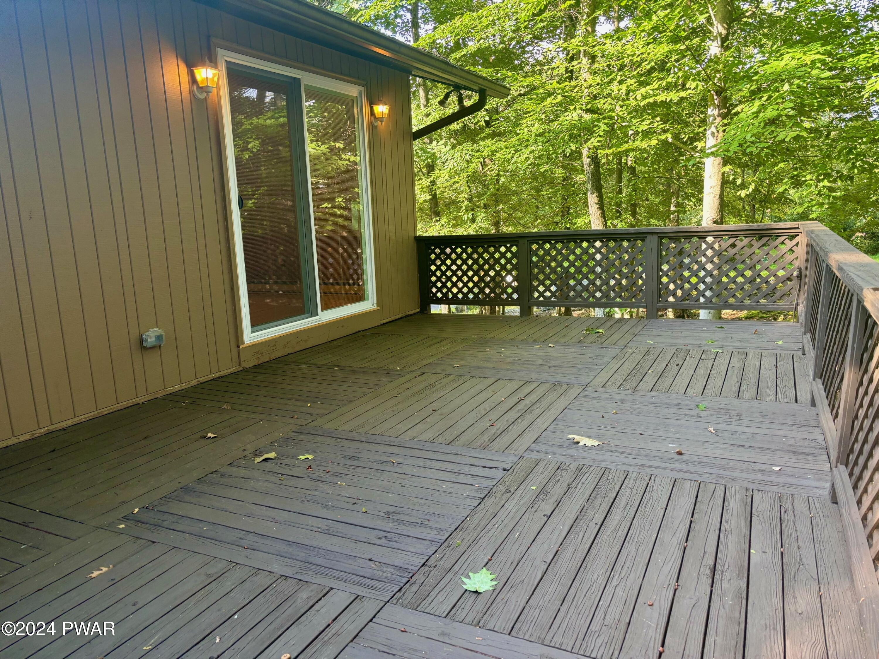 1035 Mustang Road Lake Ariel, PA 18436 - Photo 16 of 33 Large Rear Deck