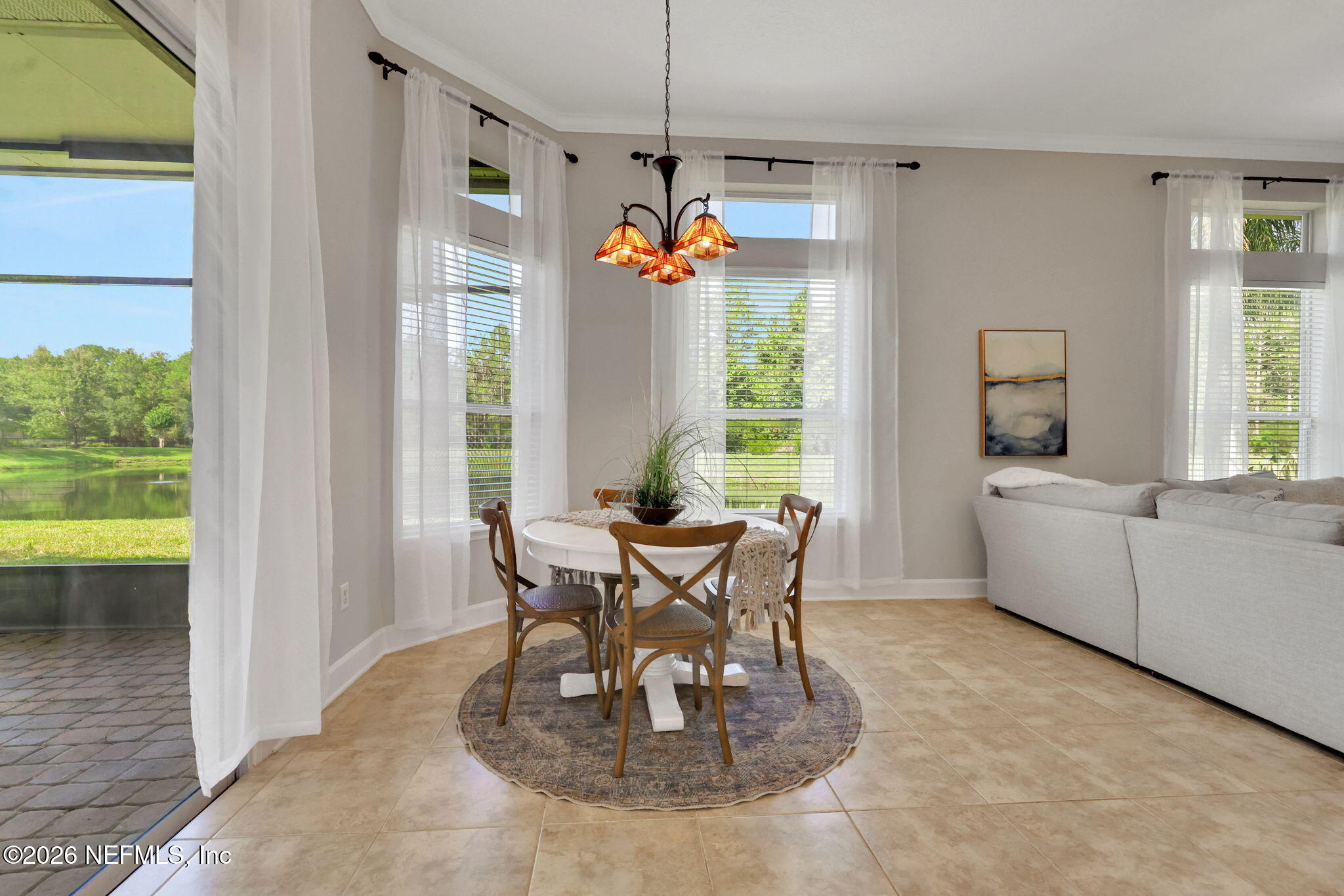1013 Inverness Drive St. Augustine, FL 32092 - Photo 17 of 65 Breakfast Nook with beautiful view